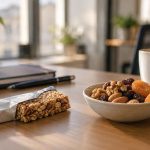 barre de céréales ou fruits secs : découvrez quel encas emporter au bureau pour calmer la faim et tenir jusqu’à midi.